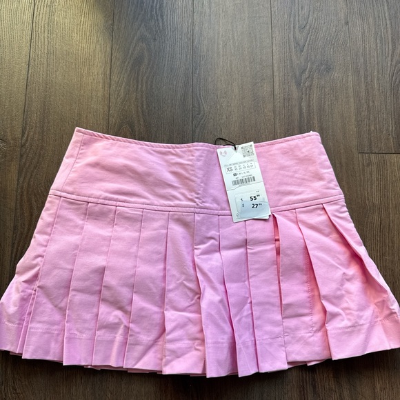 ZARA PINK PLEATED SKORT ✨🩷 - Picture 1 of 4